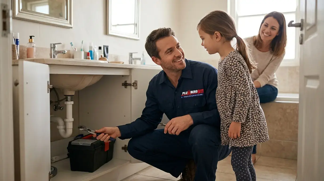 Licensed plumber at work in Addison, IL